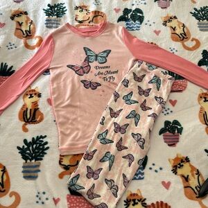 Girls Butterfly PJ’s